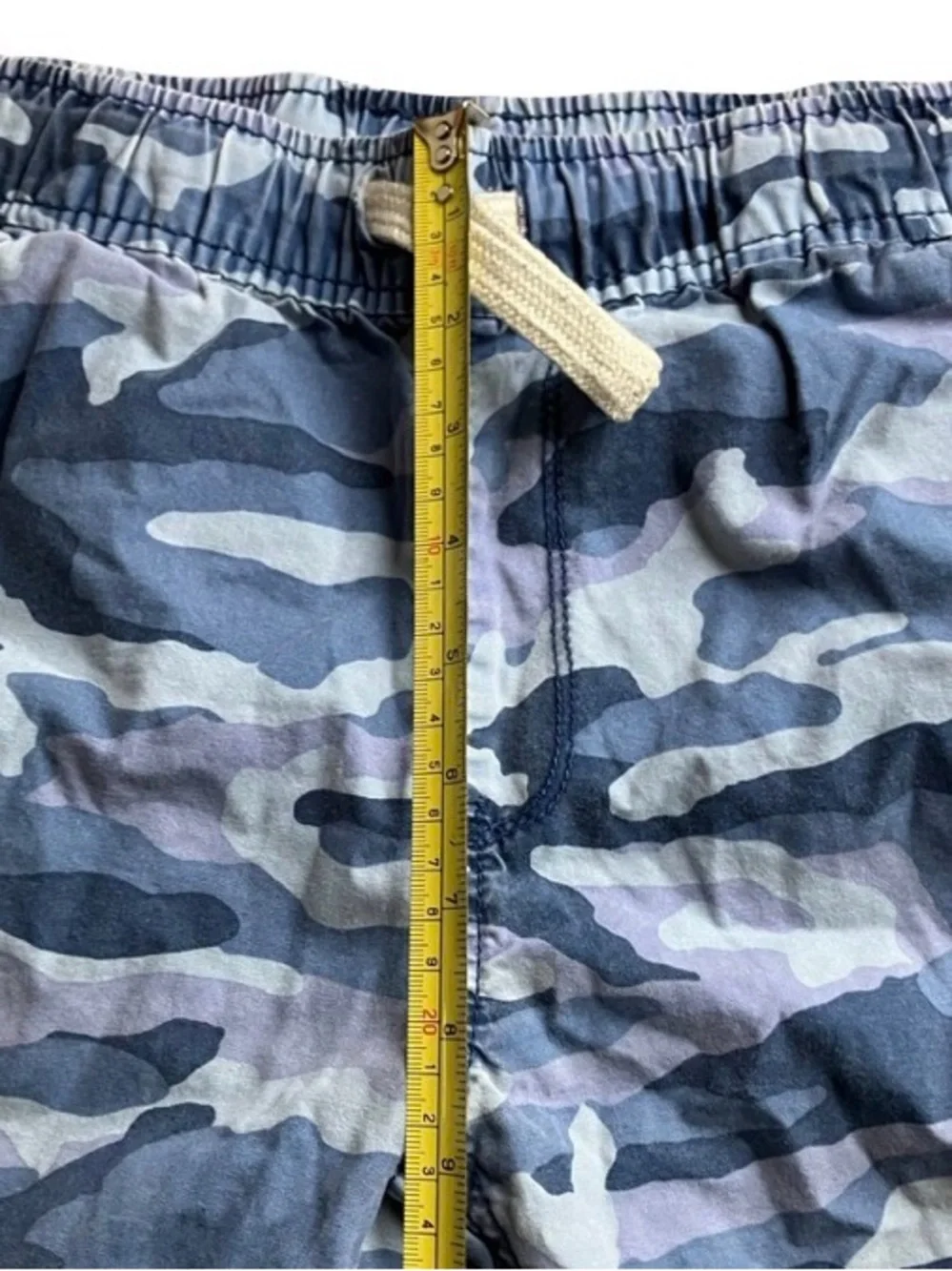Boys Camouflage Blue Urban Shorts Sz 10 Pockets Stretch Children’s Place Summer